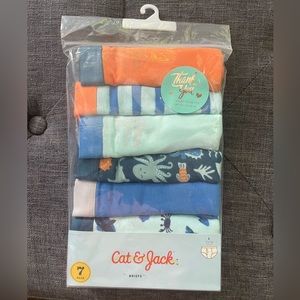 NIP Cat & Jack Boys 7 Pack Cotton Briefs